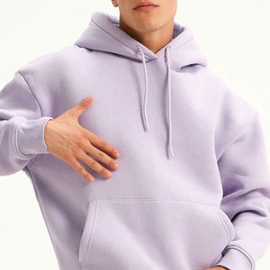Personnalisez vos propres sweats à capuche d'hiver pour hommes en gros - Polaire de haute qualité, respirant, avec poche unie, manches longues, style décontracté streetwear - Product Image 6