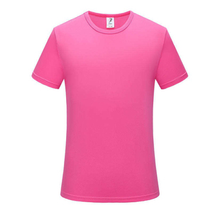 T-shirts en coton uni de qualité supérieure à manches courtes pour hommes et femmes, personnalisables en gros OEM/ODM, respirants, col rond classique, décontractés, vente en gros - Product Image 5
