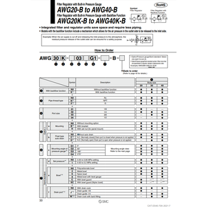 Filtro regulador de presión neumático SMC modelo - Product Image 2