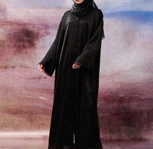 2026 New Beautiful Dubai Women Handmade Breathable Polyester Abaya Kaftan Turkish Style <b>Eid</b> Ramadan Daily Floor Length Long - Product Image 3