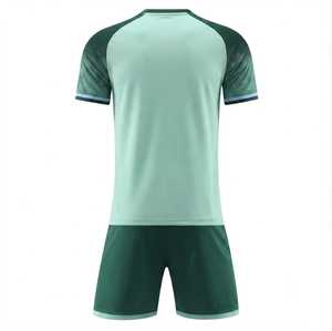 Sportswear Soccer Uniform <b>Light</b> Mint Green Jersey Short Sleeve Eco-Friendly Anti-Bacterial Quick Dry Breathable - Product Image 2