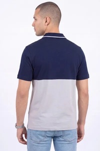 Nouveau style 2026 de haute qualité, respirant, en polyester/coton, à manches courtes, design vierge, logo personnalisé sur le devant, grandes tailles pour hommes - Product Image 4