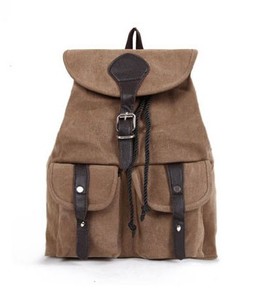 Stylish <b>Backpack</b> Brown <b>Canvas</b> Laptop <b>Backpack</b> Bag NC-BKP-102 - Product Image 2