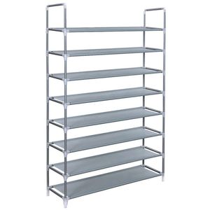 Scarpiera Ultra Capiente da 100 cm a 8 Livelli in Tessuto Non Tessuto e Struttura in Acciaio - Product Image 4