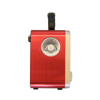 Pour haut-parleur Bluetooth portable R-3177BT, radio 3 bandes FM/AM/SW, lecteur MP3 USB TF, lampe torche, rechargeable, charge USB 5V, plastique, 8W