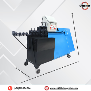 Machine de découpe automatique multifonctionnelle en acier inoxydable pour étrier et redresser les barres d'armature avec composant moteur central - Product Image 5