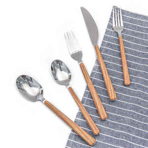 Modern Premium Stainless Steel Cutlery Set | Stylish Spoon <b>Fork</b> <b>Knife</b> for Contemporary Tableware - Product Image 3