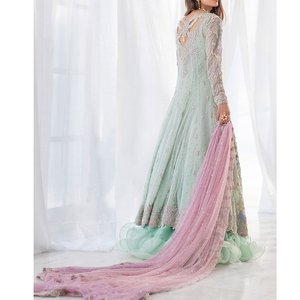 Vestido de Novia Moderno para Mujer, Diseño Único Hecho a Mano, Decoración de Encaje, Venta Especial, Largo hasta el Suelo, 100% Original, Suministro de Fábrica - Product Image 2