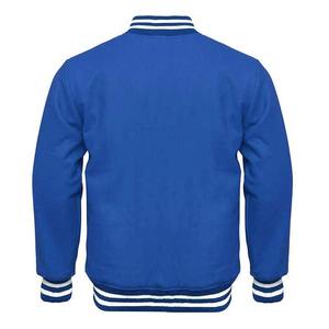 New Design Breathable Winter Men's Varsity <b>Jacket</b> Plus Size Cotton <b>Fleece</b> <b>Lining</b> Stand Collar Casual High Quality - Product Image 3