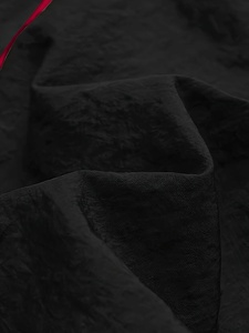 <span class=keywords><strong>Pantaloni</strong></span> Parachute Bianchi di Alta Qualità per Uomo, Gamba Larga Personalizzata con Striscia Laterale Nera <span class=keywords><strong>a</strong></span> Contrasto, Design Street Fashion - Product Image 5