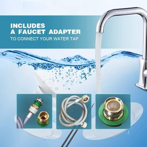 Lave-vaisselle portable de comptoir avec 5 programmes de lavage, réservoir d'eau de 3 tasses et séchage à l'air - Product Image 5