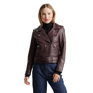 Chaquetas de Cuero para Mujer, Cómodas y Profesionales, para Club, Invierno, Transpirables, Personalizadas, de Alta Calidad, Ropa Urbana, Servicio OEM - Product Image 1