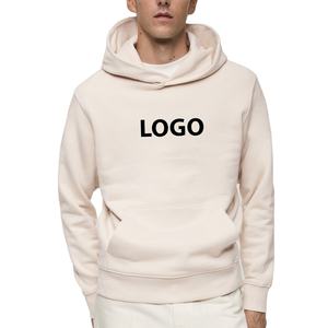 Sudadera con Capucha para Hombre, Color Beige, Corte Regular, Impermeable, Resistente al Viento, Ecológica, Transpirable, de Secado Rápido, Tejido de Punto para Invierno - Product Image 1