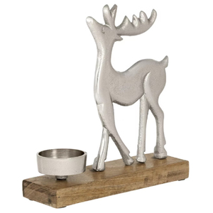 Juego de 2 Portavelas Metálicos con Forma de Jirafa, Decoración Navideña Metálica para el Hogar - Product Image 4