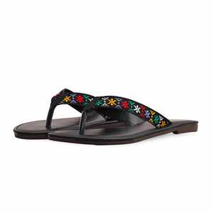 Sandales à talons décontractées noires CL1914 - Product Image 3