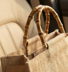 Custom Printed Jute Logo <b>Bag</b> Eco Friendly Reusable Shopping Tote with Company Branding - Product Image 4