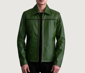 Veste en cuir de qualité supérieure, veste en cuir personnalisée pour homme, veste en cuir fabriquée au Pakistan, meilleur prix - Product Image 3