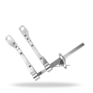 Système de rétracteur chirurgical neurochirurgical standard à charnière unique pour la colonne vertébrale, idéal pour la chirurgie cervicale antérieure - Product Image 1