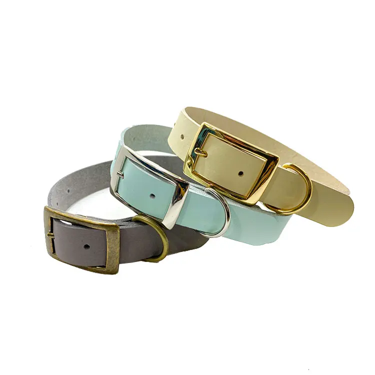 Real leather dog collars