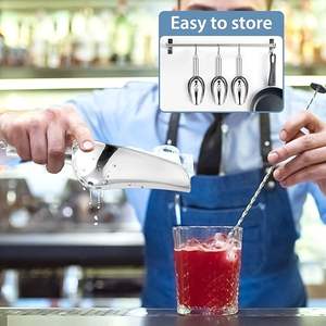 Cuillères à glace en métal, cuillère en acier inoxydable robuste pour la glace, les bonbons, la farine et l'utilisation en cuisine, design durable résistant à la rouille - Product Image 3