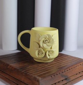 American Style Eco-Friendly Ceramic Coffee Mug & Tea <b>Cup</b> <b>Set</b> with Saucer | Handcrafted for Home Decor Dishwasher Microwave Safe - Product Image 4