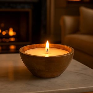 Wholesale Natural Wood Handmade High-quality Candle <b>Stand</b> Medium Global Exports Outdoor Home Decor Wedding Christmas Party - Product Image 3