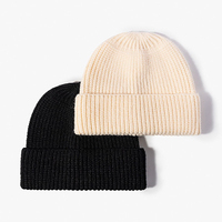 Gorro de Punto Trenzado Blanco Ártico con Bordado 3D, Grueso y Cálido, Accesorio de Moda Invernal para Esquí y Viajes, Unisex, 100% Algodón