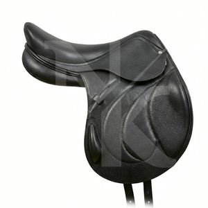 Selle de dressage anglaise professionnelle en cuir naturel souple de qualité supérieure, provenant du Pakistan - Product Image 6