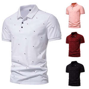 Vente en gros de polos pour hommes de haute qualité, mode estivale, nouveaux modèles, imprimés, décontractés, à manches courtes, grandes tailles - Product Image 6