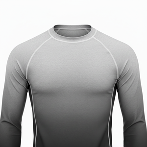 เสื้อรัดรูปแขนยาวแบบยูนิเซ็กซ์สำหรับฝึกซ้อมกีฬา แห้งเร็ว บีจีเจ เอ็มเอ็มเอ็ม ยิวยิตสู กราปลิง โนกิ ชุดกีฬา - Product Image 4