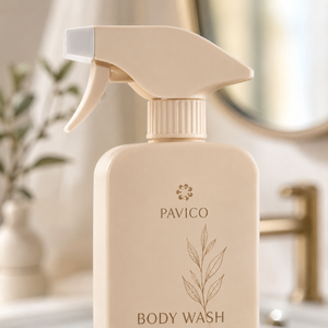 Wholesale Square HDPE 350ml 500ml Trigger <b>Spray</b> <b>Bottle</b> for Body Wash Facial Cleanser Shampoo Home Care Custom Logo Vietnam - Product Image 2