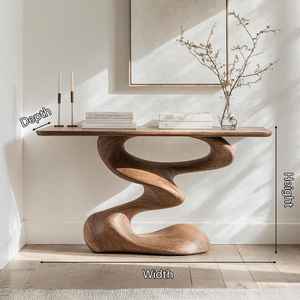 Muebles de consola de madera maciza, mesa de consola rústica, mesa de consola de granja personalizada, mesa de entrada, decoración estrecha para el hogar - Product Image 5