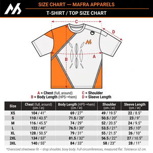 เสื้อยืดเทคแวร์โอเวอร์ไซส์แบบหนาพิเศษ 240GSM สำหรับผู้ชาย ผ้าฝ้ายแบบต่อแผง สไตล์สตรีทแวร์ พร้อมรายละเอียดสะท้อนแสง Mafra Apparels - Product Image 6