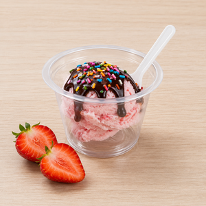 Food Grade Small sized <b>Plastic</b> Polypropylene Frosted Clear <b>Cup</b> 90 ml for Ice Cream, Testing Wine, and other beverage samples - Product Image 6