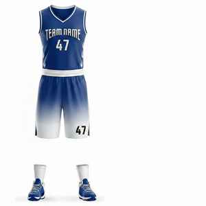 Nuevos Uniformes de Baloncesto al por Mayor 2026, 100% Poliéster, Ligeros, Transpirables, Cuello en V, Manga Corta, Camisetas Profesionales para Equipos - Product Image 2