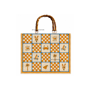 Bolso tote hecho a mano con cuentas personalizadas, bolso tote de lona para mujer, bolso tote de playa personalizable para vacaciones de verano para mujeres - Product Image 4