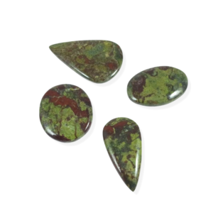 Cabujón de Jaspe Dragón Natural, Piedra Preciosa Ovalada con Reverso Plano, Piedra Suelta para Fabricación de Joyas y Manualidades - Product Image 2