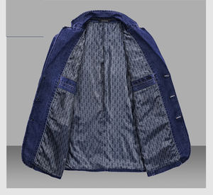 Vestes en jean pour femmes de haute qualité en gros, vestes décontractées en jean pour femmes, veste d'automne en jean boutonnée pour femmes - Product Image 3