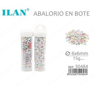 Perline Smiley Face in Barattolo 6x6mm 15g per Lavori Creativi - Product Image 3