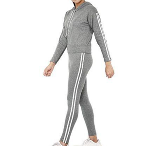 Survêtements de sport personnalisés pour femmes avec logo, vente en gros, sweats à capuche et sweat-shirts unisexes en coton épais couleur brume marine pour le jogging - Product Image 5