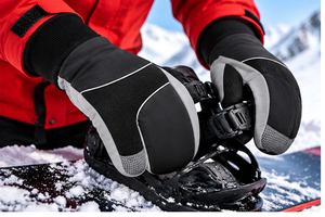 Guantes de Esquí Cálidos para Hombre, Guantes Térmicos Impermeables para Deportes al Aire Libre, para Esquiar y Hacer Snowboard - Product Image 5