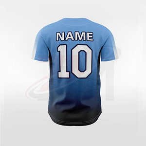 Camiseta de Béisbol Personalizada para Hombre 2025, Color Morado, Manga Corta, Cierre de Botones, Impresión Sublimada, Transpirable, Poliéster, Nombre del Equipo 10 - Product Image 2