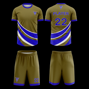 Ensemble de maillot de football solide à manches courtes, col en V, polyester/coton, séchage rapide, respirant, vêtements de sport performants pour entraînement et match - Product Image 6