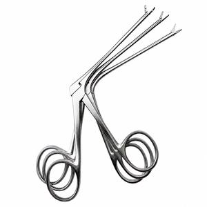 Ensemble de forceps laryngéens, instruments chirurgicaux ORL, forceps crocodile à mâchoire coupelle, instruments chirurgicaux médicaux en acier inoxydable - Product Image 1