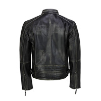 Veste en cuir imperméable pour homme de qualité supérieure, inspirée des motos, tricotée, durable, élégante, pour un usage quotidien