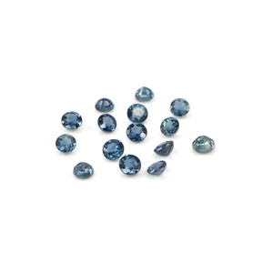 Saphirs bleus naturels non traités, ronds calibrés de 3 mm, pierres précieuses de saphir bleu naturel facettées pour la création de bijoux - Product Image 4
