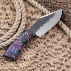 Cuchillo Nórdico de Acero 1095 con Hoja Fija, Punta Caída, Mango de Resina, Personalizado OEM, Hoja Entera, Grado Industrial - Product Image 3