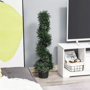 Pre-Potted 3 Feet Spiral Artificial Tree Simulated Spiral Fake Plant - Product Image 6