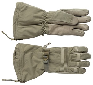 Cold Weather Tactical <b>Gloves</b> Durable Smooth Grain General Purpose Winter Snow Frost Resistant Snowboarding Leather <b>Gloves</b> - Product Image 2