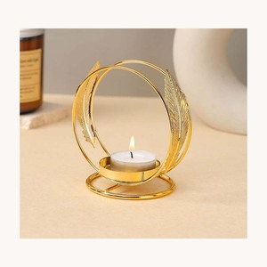 Modern Metal <b>Tealight</b> Candle <b>Holder</b> Stylish Customized Decorative <b>Tealight</b> <b>Holder</b> For Living Room Wedding Decor - Product Image 1
